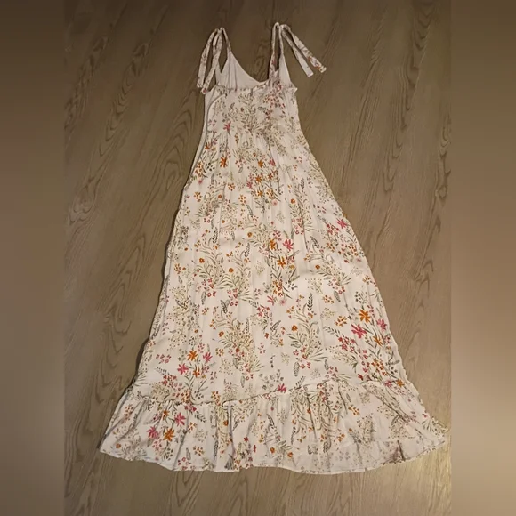 Rachel Zoe Pink and White Sundress Sleeveless V-Neck - Picture 3 of 3